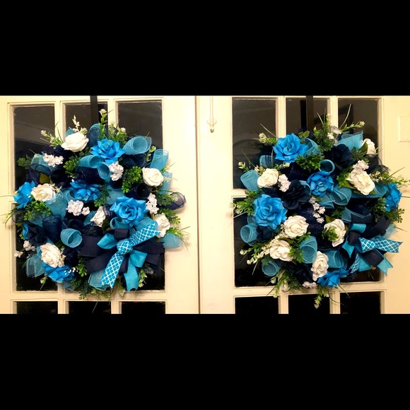 Blue Spring Wreath $85 Each
